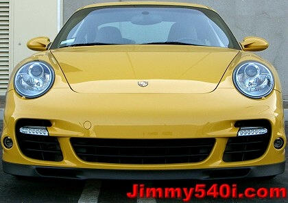 Pictures of my buddy's 2007 YELLOW Porsche 911 Turbo Coupe' 997 turbo