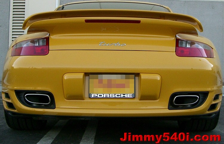 HERE ARE SOME PICTURES OF THIS NEW PORSCHE TURBO WITH MY YELLOW FERRARI 360