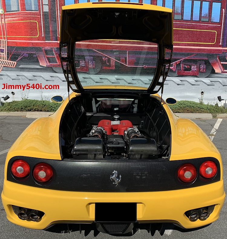 HERE MY YELLOW FERRARI 360 MODENA COUPE SPECIFICATIONS